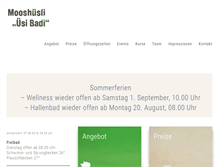 Tablet Screenshot of mooshuesli.ch